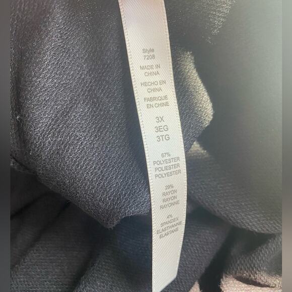 Ahh Dreams NWOT Cold Shoulder Asymmetric Soft Cozy Lounge Cardigan Women's 3X - Picture 7 of 7